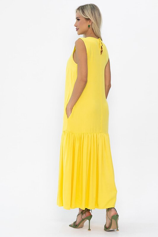 LT Collection Платье 543723 П13898-21М желтый