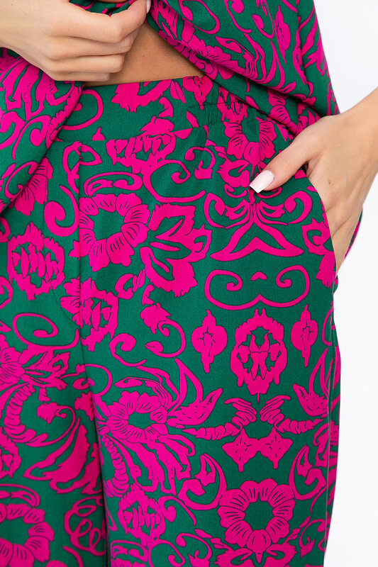 LT Collection Костюм 543725 К13906-25М фуксия/зеленый