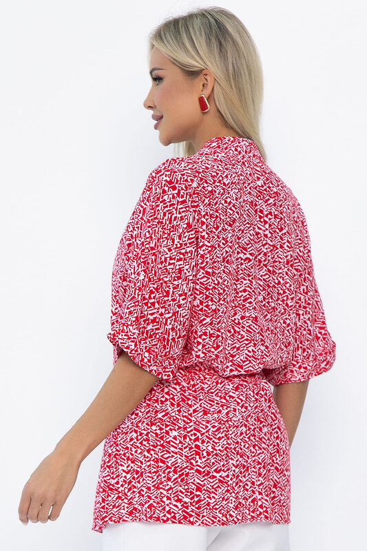 LT Collection Блуза 543726 Б13919-30М красный
