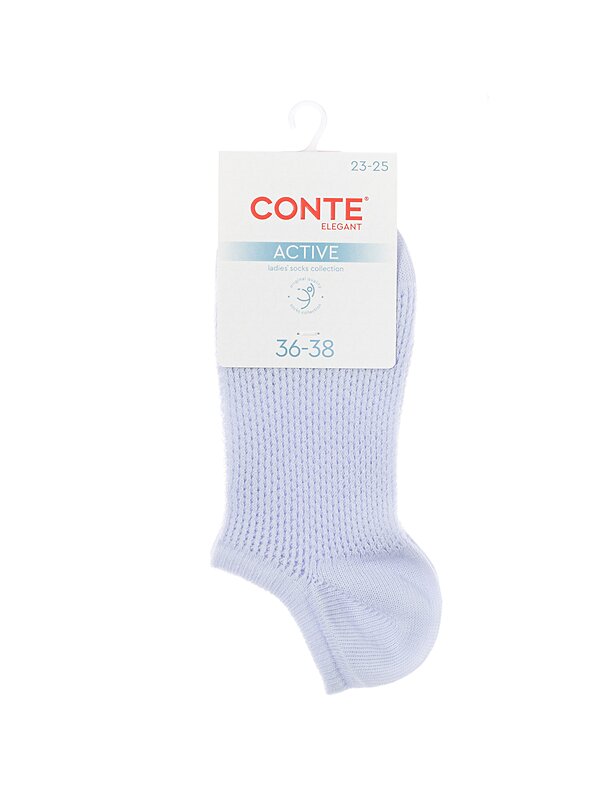 Conte elegant Носки 543783 ACTIVE (ультракороткие) 24С-76СП бледно-фиолетовый