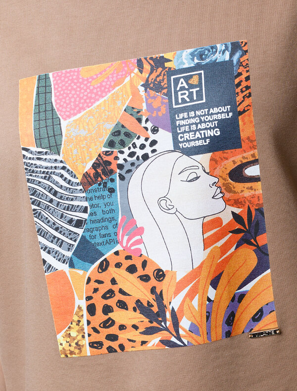 VILATTE Футболка 543927 D49.989 карамель_art poster