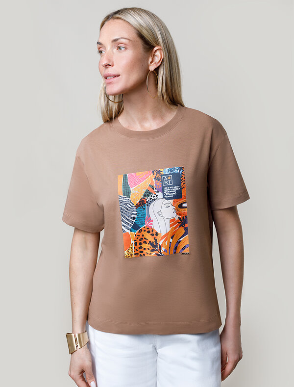 VILATTE Футболка 543927 D49.989 карамель_art poster