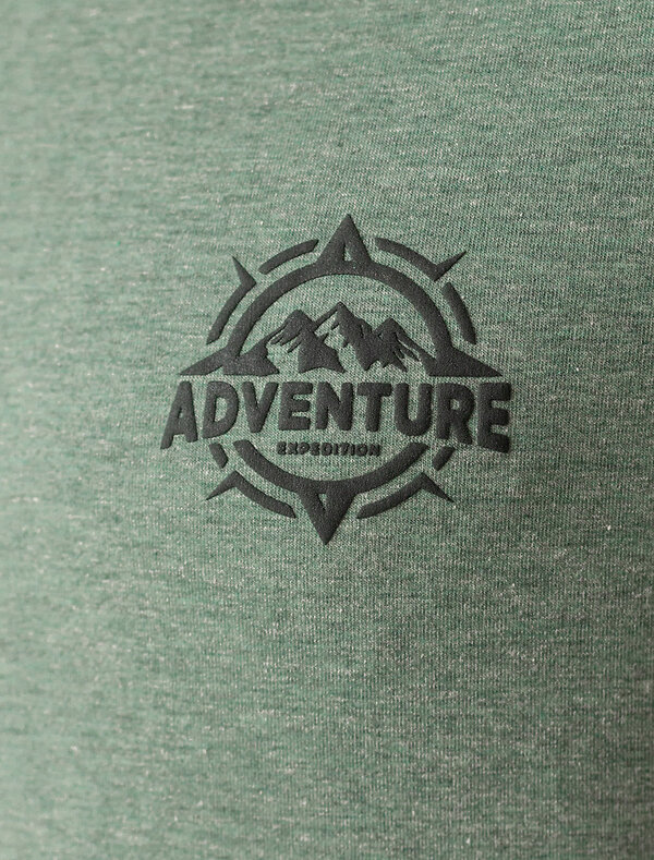 VILATTE Футболка 543945 U49.045 св.оливковый меланж_adventure