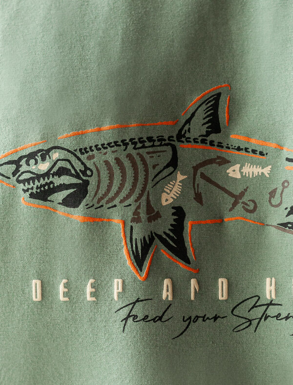 VILATTE Футболка 543947 U49.045 св.оливковый_shark