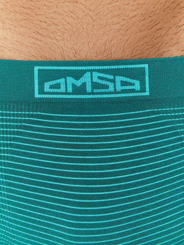 Omsa Трусы 544118 OmU 2121S Stripes Слипы муж. бесшовные, VI Esmeraldo (Зеленый)