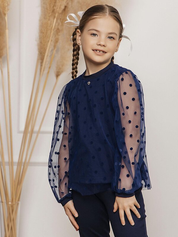 BATIK Блузка 544610 110 ш25-2 Синий
