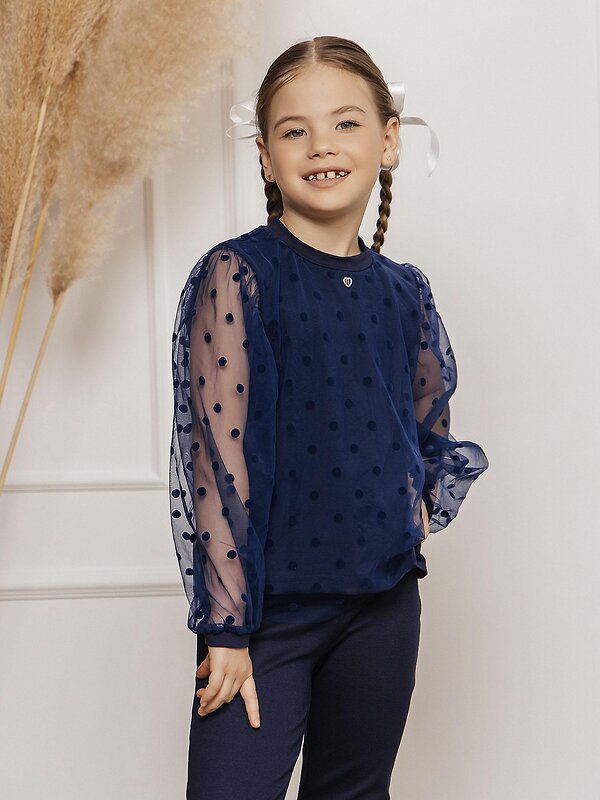 BATIK Блузка 544610 110 ш25-2 Синий