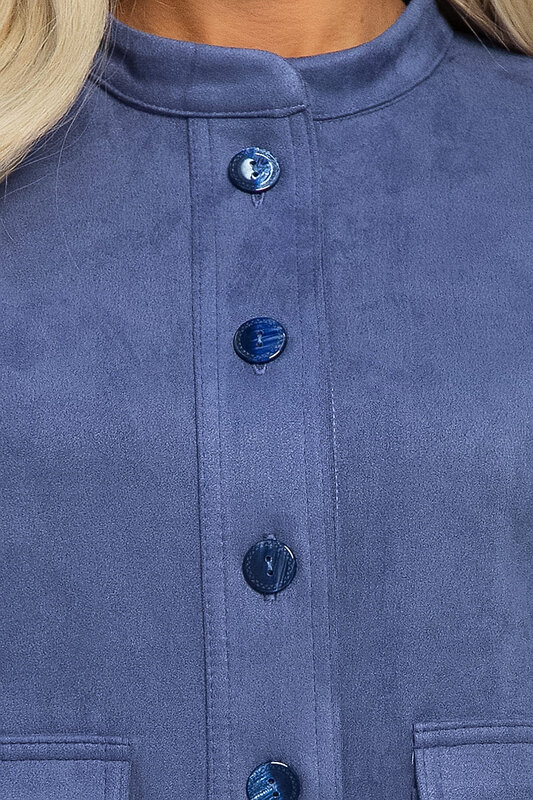LT Collection Бомбер 544769 Б13358-2М джинсовый (оттенок синего)