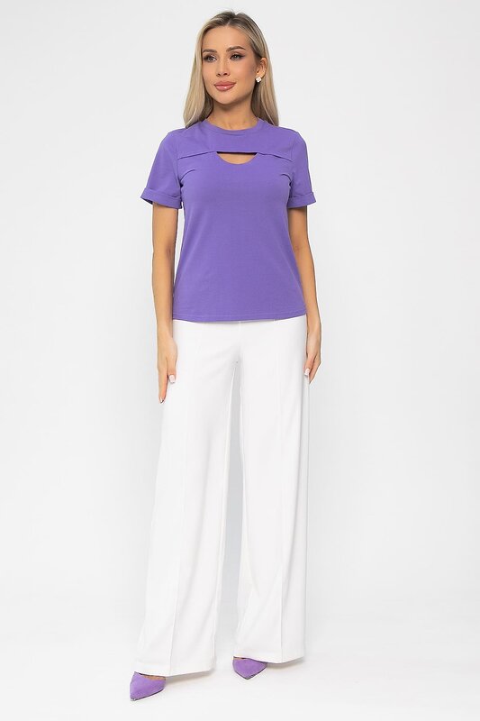 LT Collection Футболка 544770 Б13671-50М фиолетовый