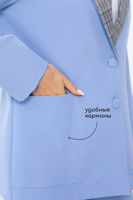 LT Collection Жакет 544793 Б13887-33М голубой