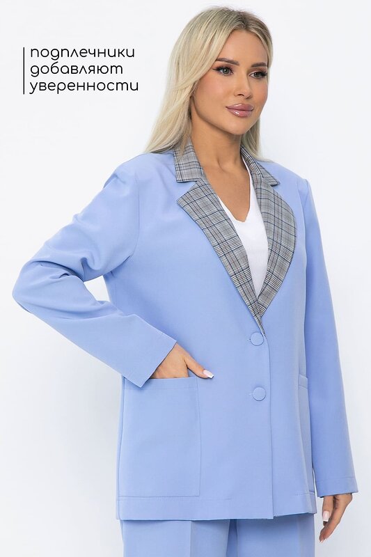 LT Collection Жакет 544793 Б13887-33М голубой