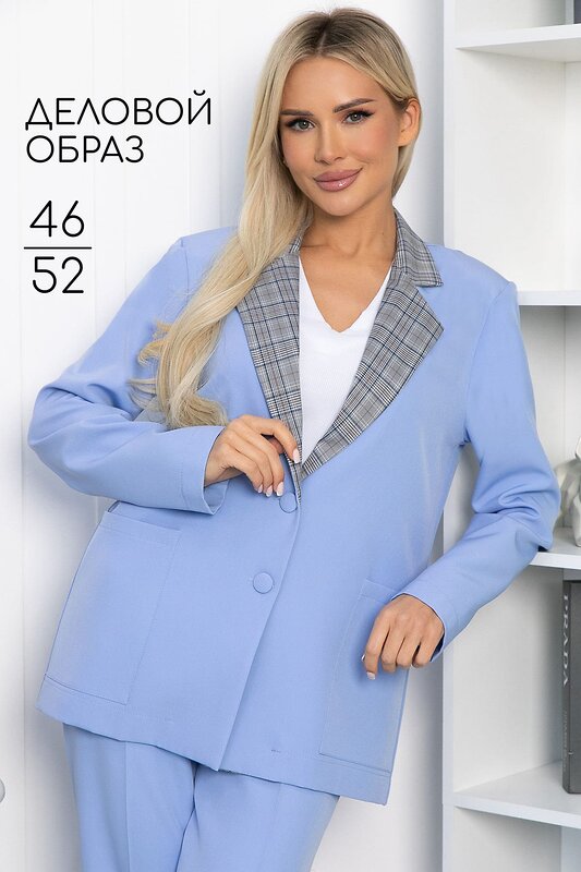 LT Collection Жакет 544793 Б13887-33М голубой