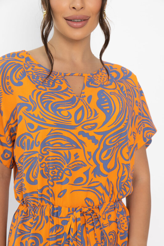 LT Collection Платье 544797 П13947-5М оранжевый