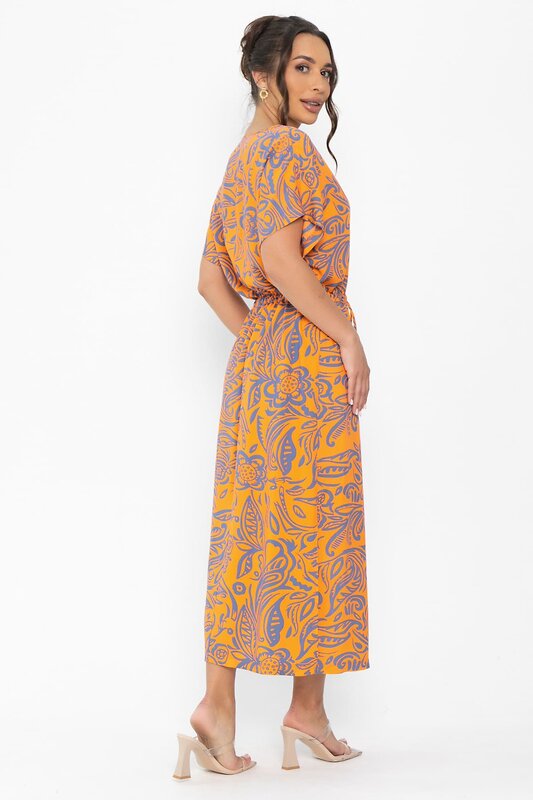 LT Collection Платье 544797 П13947-5М оранжевый
