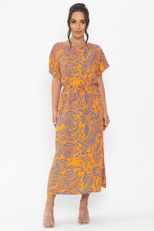 LT Collection Платье 544797 П13947-5М оранжевый