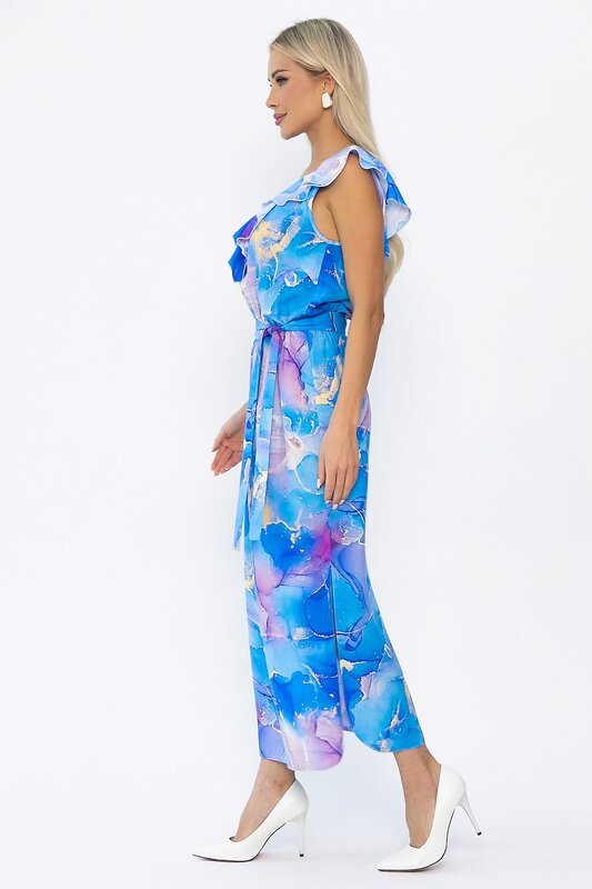 LT Collection Платье 544805 П13926-4М голубой