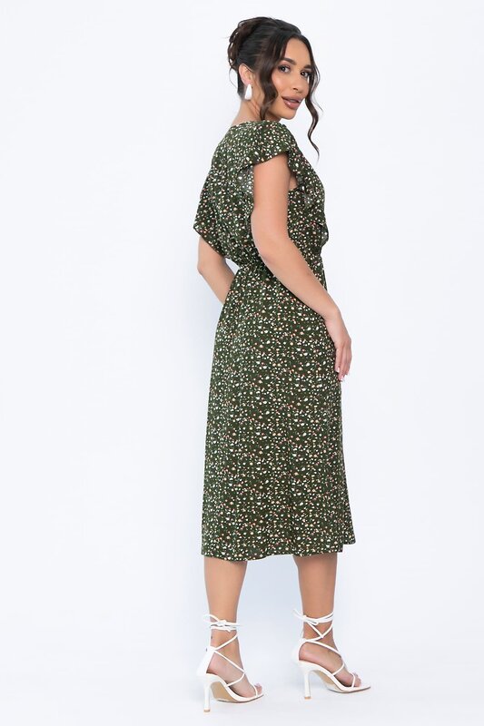 LT Collection Платье 544806 П13934-35М темно-зеленый