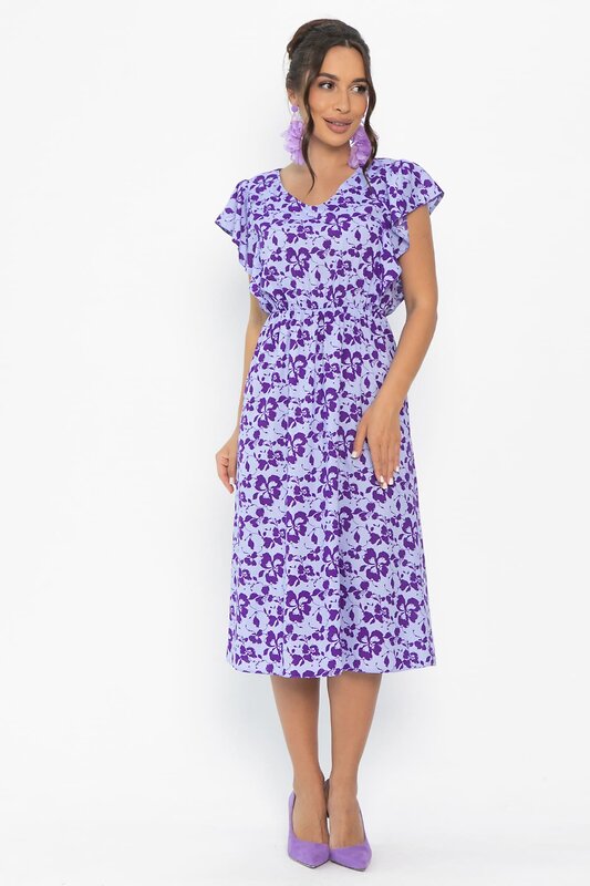 LT Collection Платье 544807 П13932-35М фиолетово-голубой