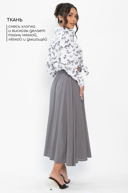 LT Collection Юбка 544810 Ю13943-25М серый