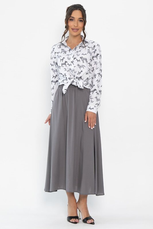 LT Collection Юбка 544810 Ю13943-25М серый