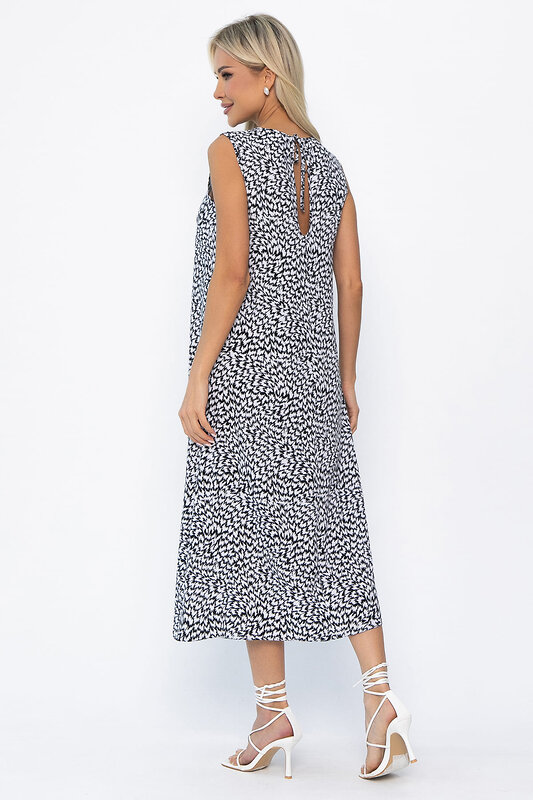 LT Collection Платье 544812 П13878-9М черно-белый
