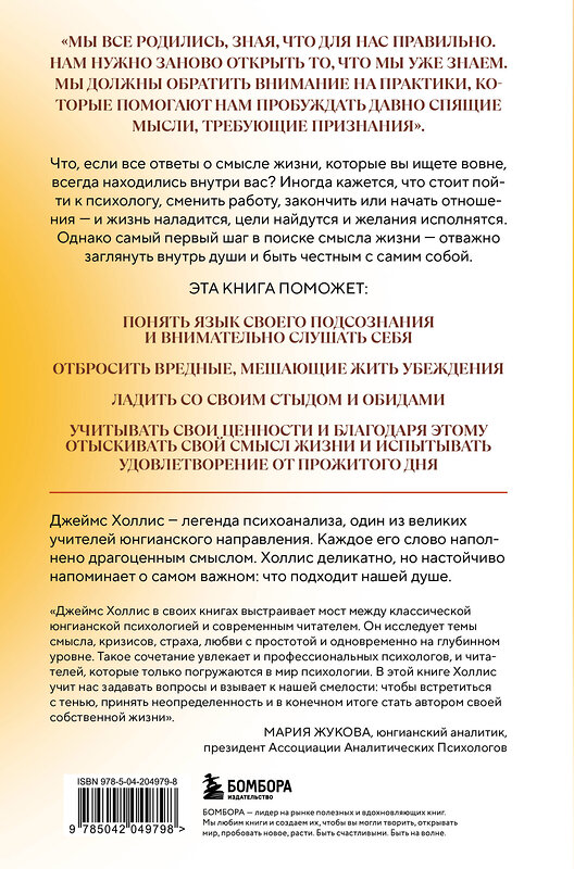 Эксмо Джеймс Холлис "Внутренний компас. Найти ориентиры, чтобы обрести стойкость в эпоху неопределенности и перемен" 545048 978-5-04-204979-8