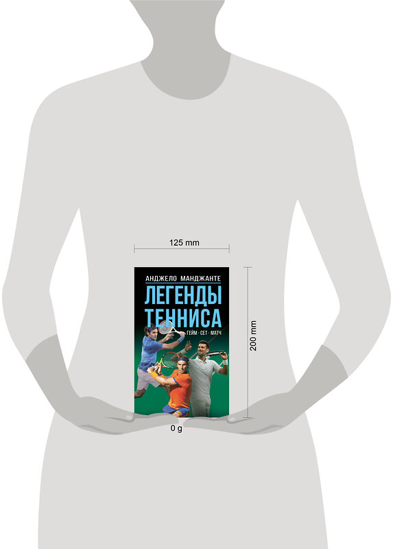 АСТ Анджело Манджанте "Легенды тенниса. Гейм, сет, матч" 545218 978-5-17-168158-6