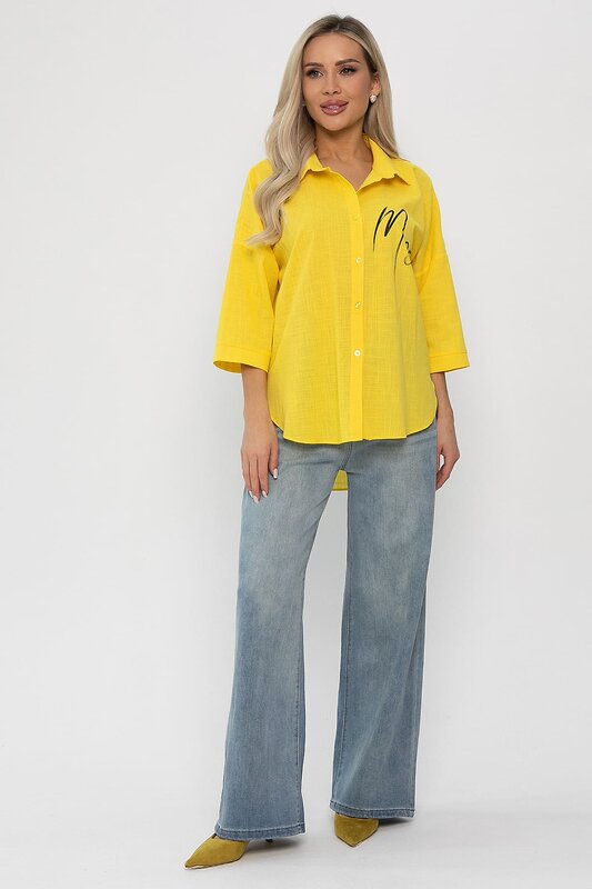 LT Collection Блуза 545349 Б13787-18М желтый