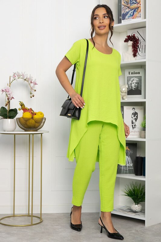 LT Collection Костюм 545357 К13949-21М салатовый неон
