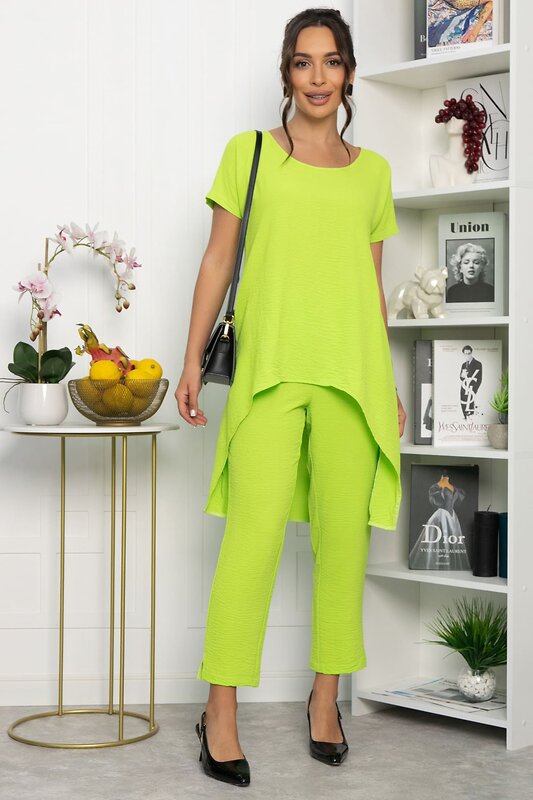 LT Collection Костюм 545357 К13949-21М салатовый неон
