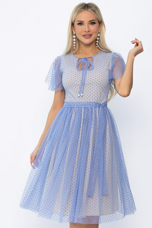 LT Collection Платье 545358 П13826-39М голубой