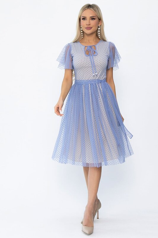 LT Collection Платье 545358 П13826-39М голубой