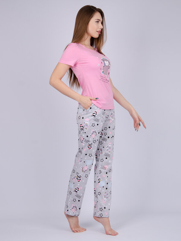 Malina Костюм 545696 499273 серый, розовый