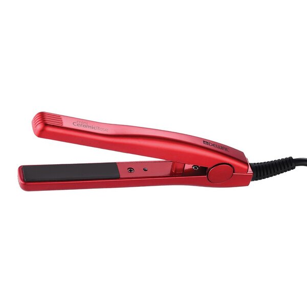Dewal Щипцы для выпрямления волос / Mini Ceramic Base 03-7721-R Mini, красный, 25 Вт 545820 2641