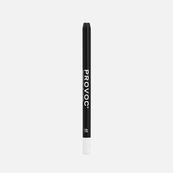 Provoc Гелевый карандаш-подводка для глаз водостойкий / Semi Permanent Gel Eye Liner №61 White Hot, белый матовый 545851 7840