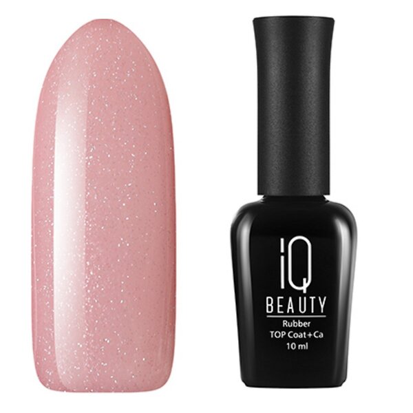 IQ Beauty Камуфлирующее базовое покрытие с шиммером, каучуковое с кальцием, сахарная карамель, 10 мл 546007 23220