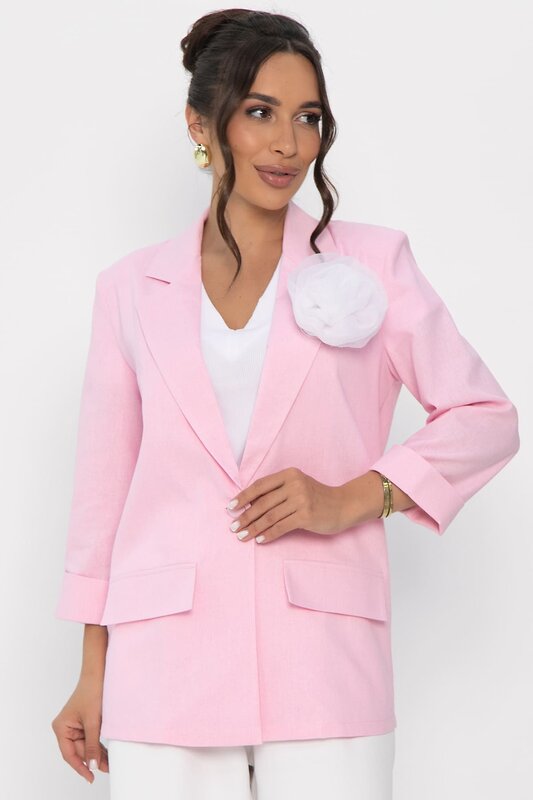 LT Collection Пиджак 546031 Б13960-7М розовый