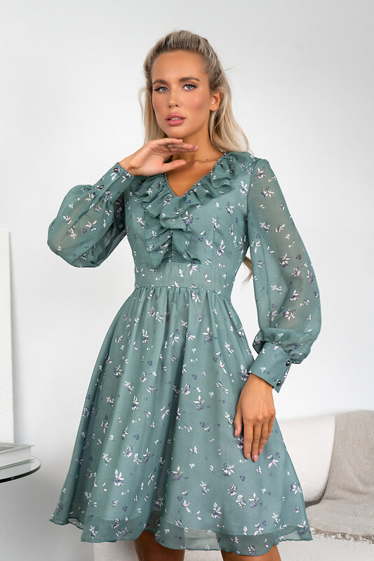 Open-style Платье 546221 5874 зеленый