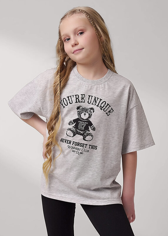 CLEVER Футболка 546275 757136/22кдп_п меланж св.серый