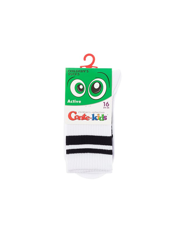 CONTE-KIDS Носки 546350 ACTIVE 20С-167СП белый-черный