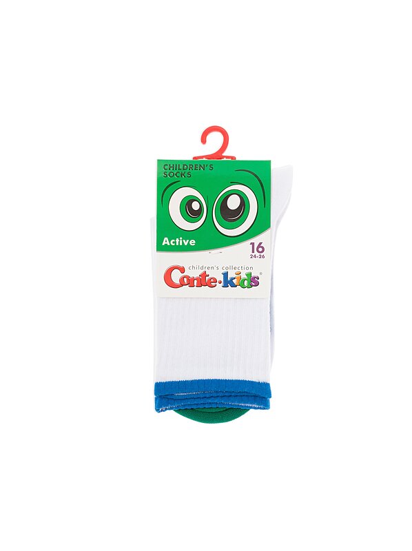 CONTE-KIDS Носки 546359 ACTIVE 20С-167СП белый-синий