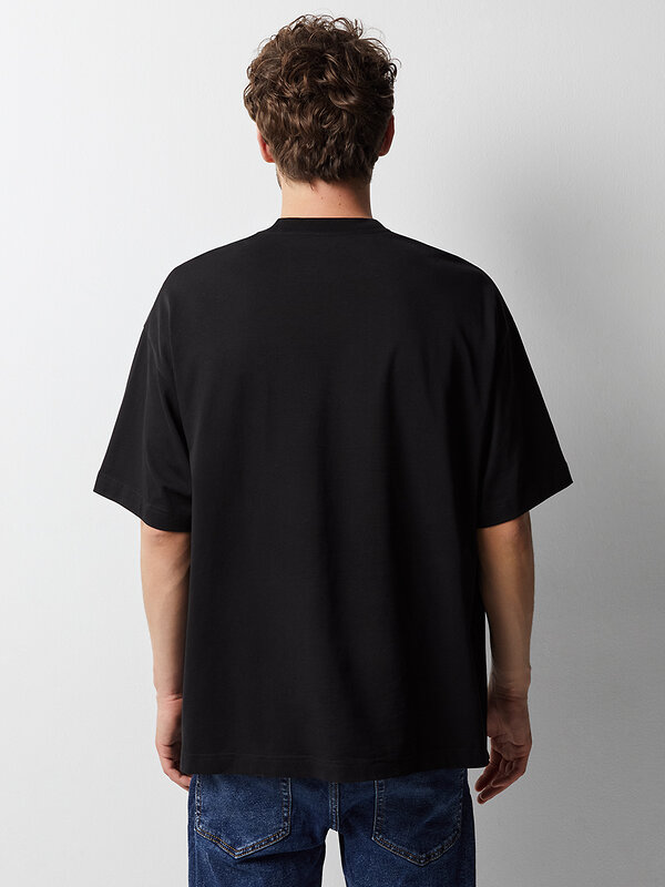 Omsa Футболка 546384 OmU 14501ST Футболка мужская OVERSIZE (кулирка), CO Nero (Черный)