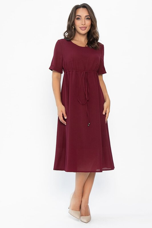 LT Collection Платье 546403 П13937-3М бордовый