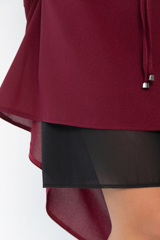 LT Collection Платье 546403 П13937-3М бордовый