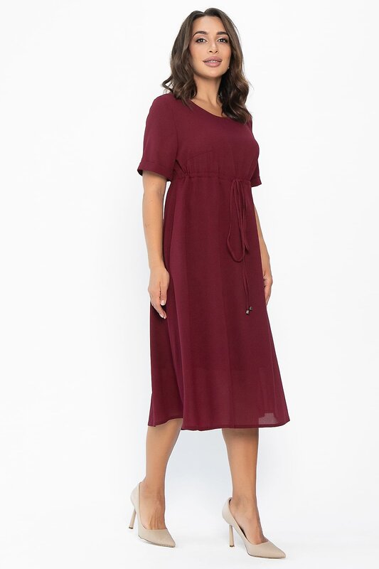 LT Collection Платье 546403 П13937-3М бордовый