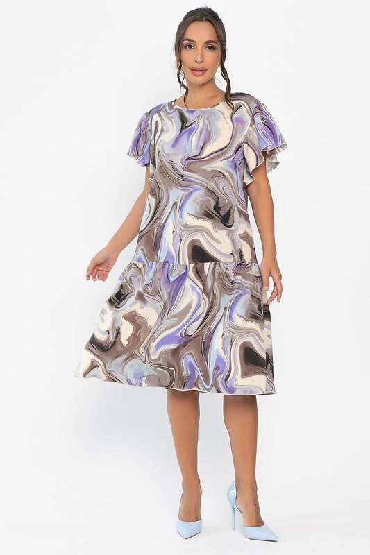 LT Collection Платье 546404 П13951-12М сиреневый