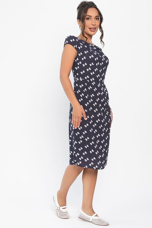 LT Collection Платье 546409 П13954-10М темно-синий