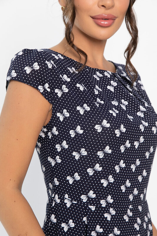LT Collection Платье 546409 П13954-10М темно-синий