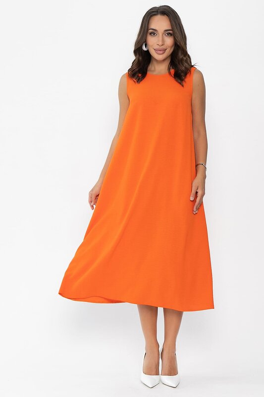 LT Collection Платье 546412 П13973-9М оранжевый