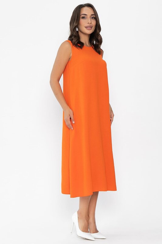 LT Collection Платье 546412 П13973-9М оранжевый